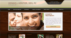 Desktop Screenshot of drheritier.com