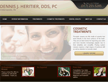 Tablet Screenshot of drheritier.com